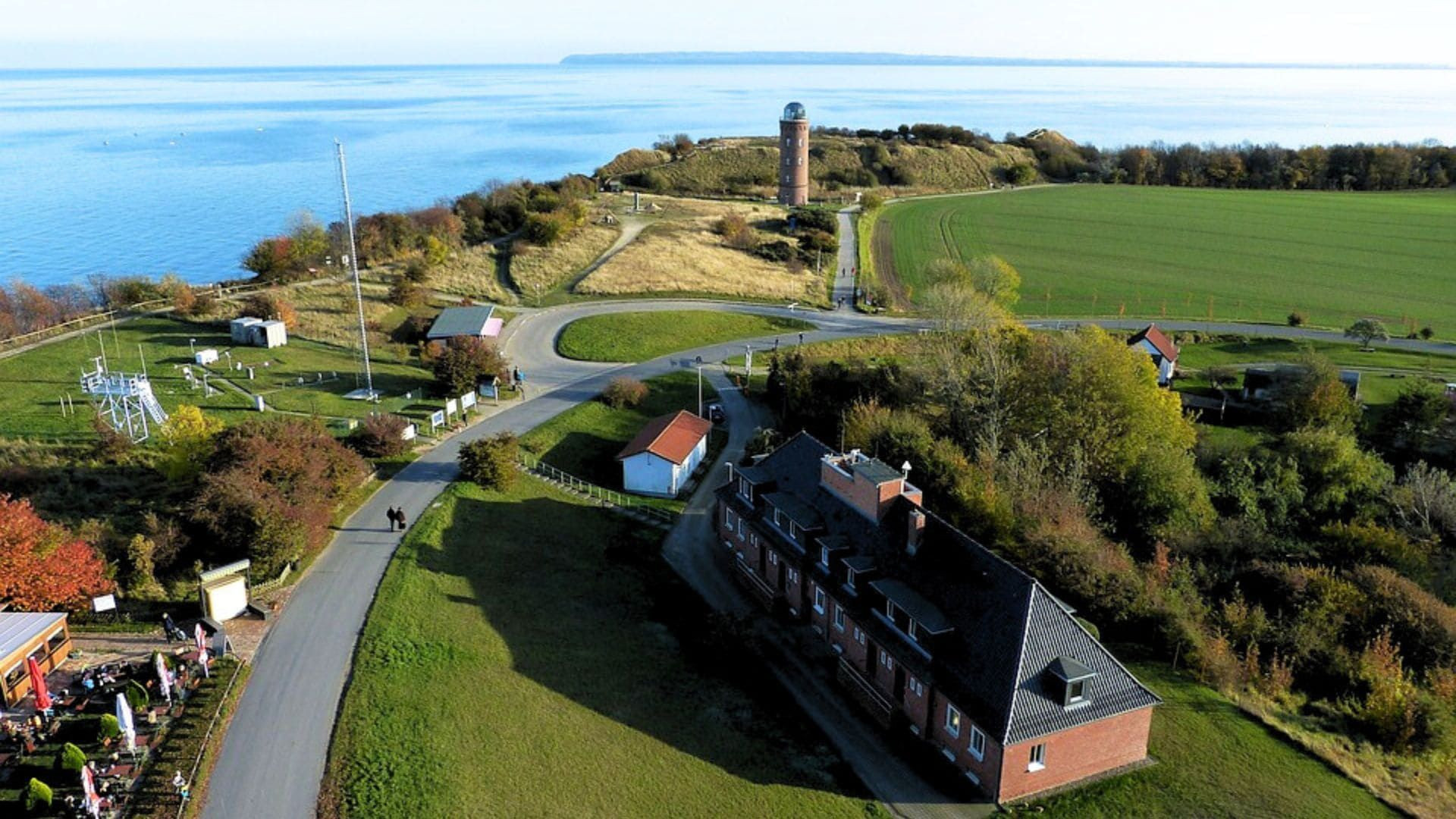 Aerial view of the Rügen coast - Baltic Sea - Germany