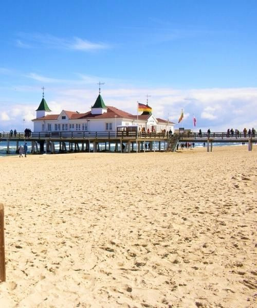 Ahlbeck pier on Usedom island - Baltic coast - Germany