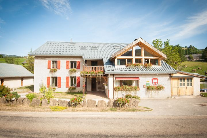 Terrace of a charming guesthouse, the base for a star-based stay