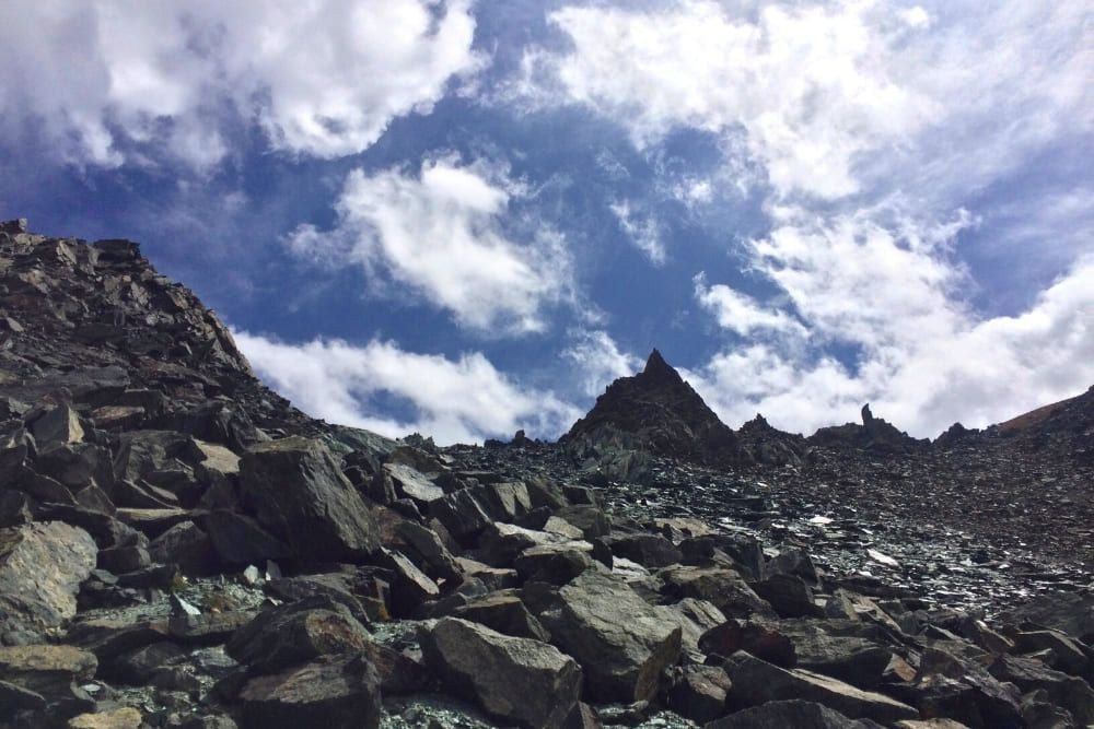 © Laurent Comte Ascent to the highest pass on the Giants' Circuit: Col Lauzon © Laurent Comte