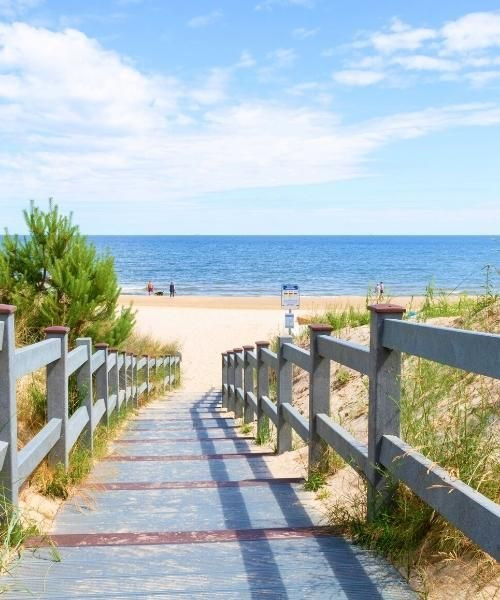 Bansin seaside resort on Usedom Island - Germany