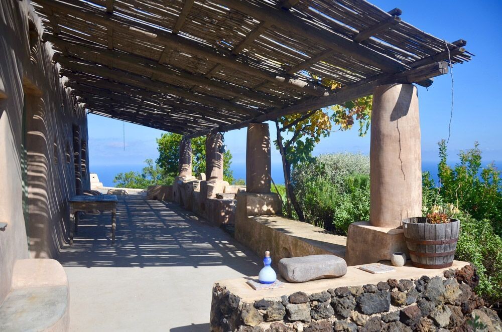 Traditional building on the island of Filicudi