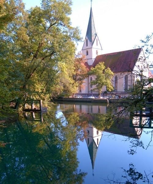 Blaubeuren and its blue lake - Baden-Württemberg - Germany