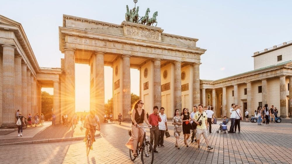 © Dagmar Schwelle Brandenburg Gate at sunset - Berlin - Germany