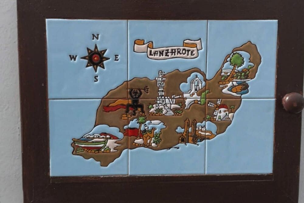 Map of Lanzarote