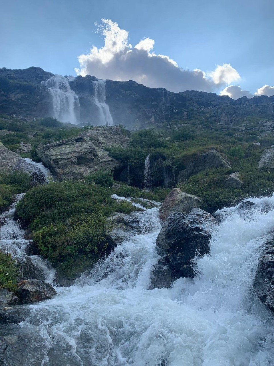 Vanoise waterfall