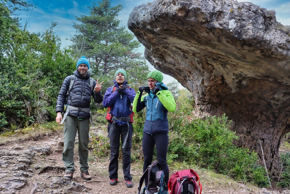 Coming across the Champignon Préhistorique in the Tarn and Jonte Gorges © Claire Durot