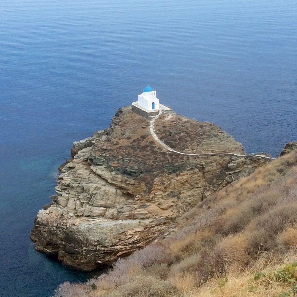 Eftamartyres Chapel on the island of Sifnos