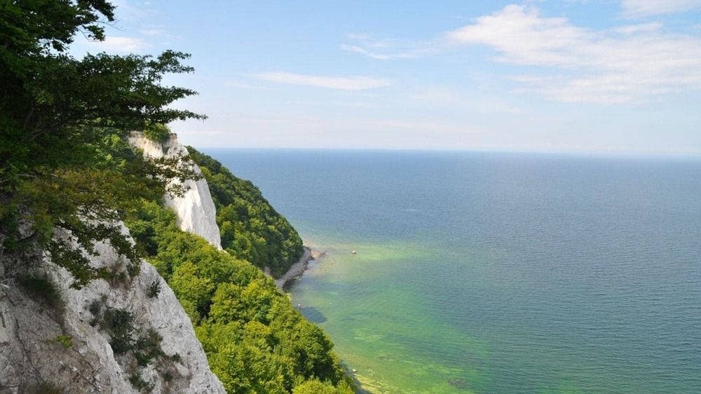 Chalk cliffs above the Baltic Sea - Rügen - Germany