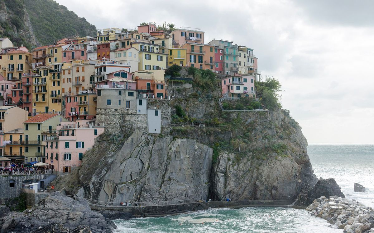 The village of Manarola in the Cinque Terre