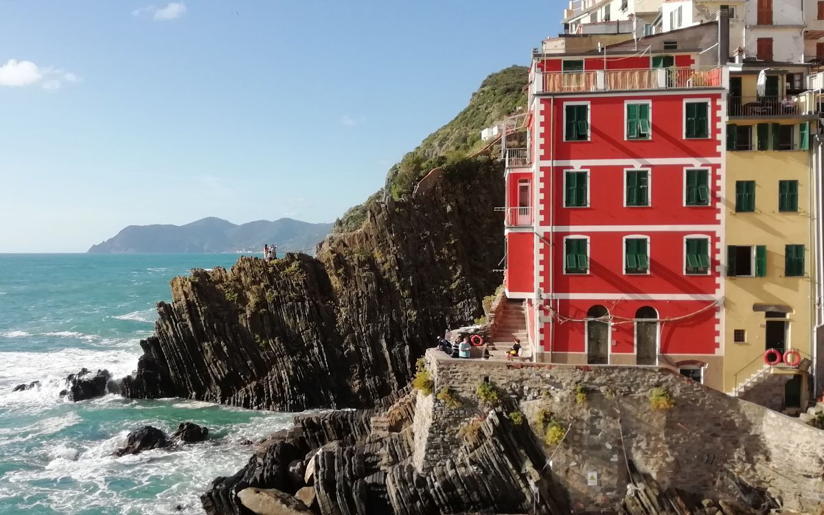 The village of Riomaggiore in the Cinque Terre