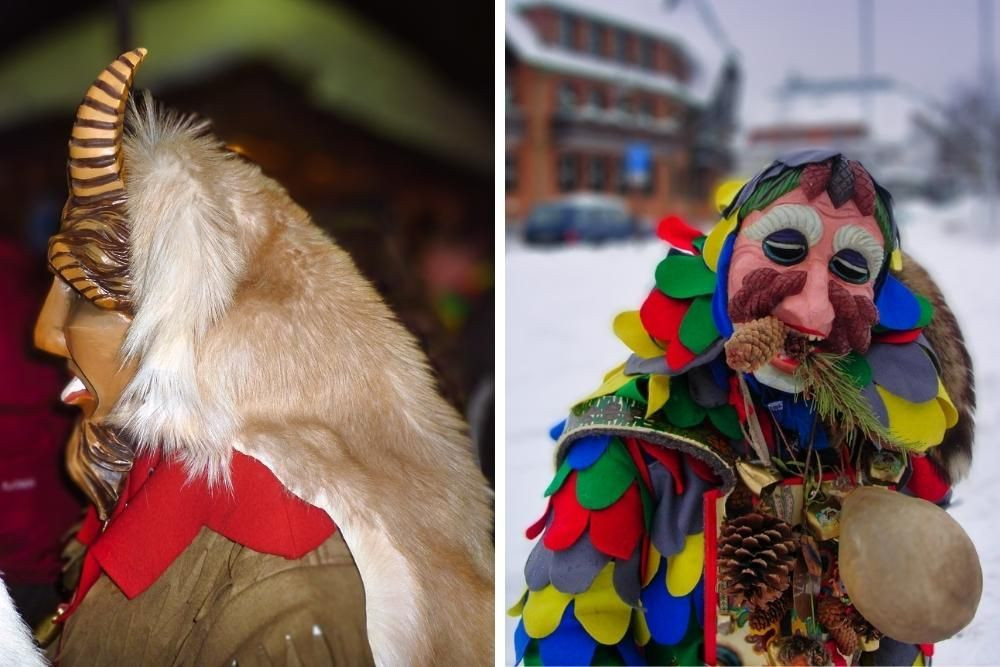 Traditional Alemannic carnival costumes © Raymond Chabanier