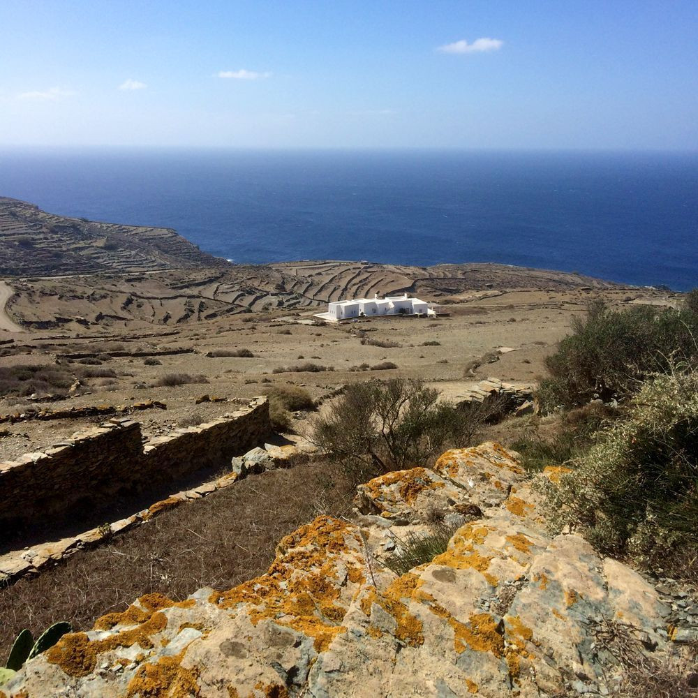 Landscape in north-western Folegandros
