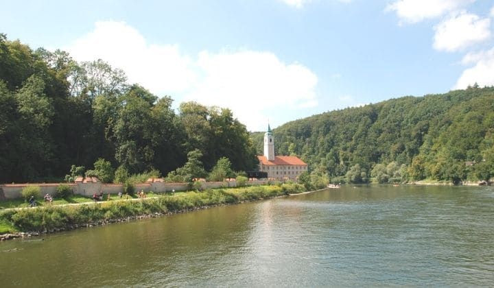 Weltenburg Abbey on the banks of the Danube - Bavaria - Germany