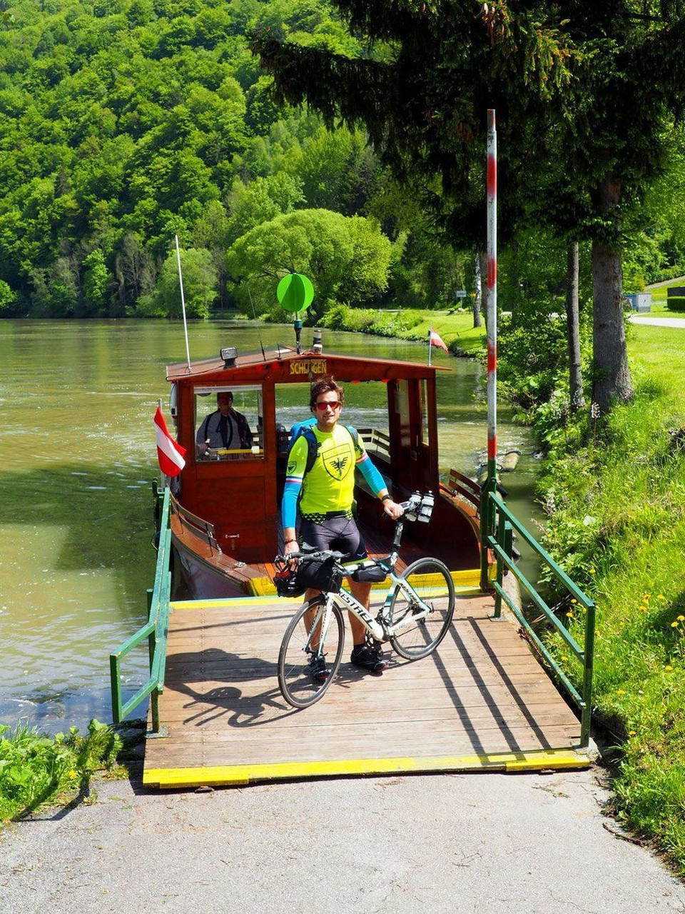 Ferry on the Danube