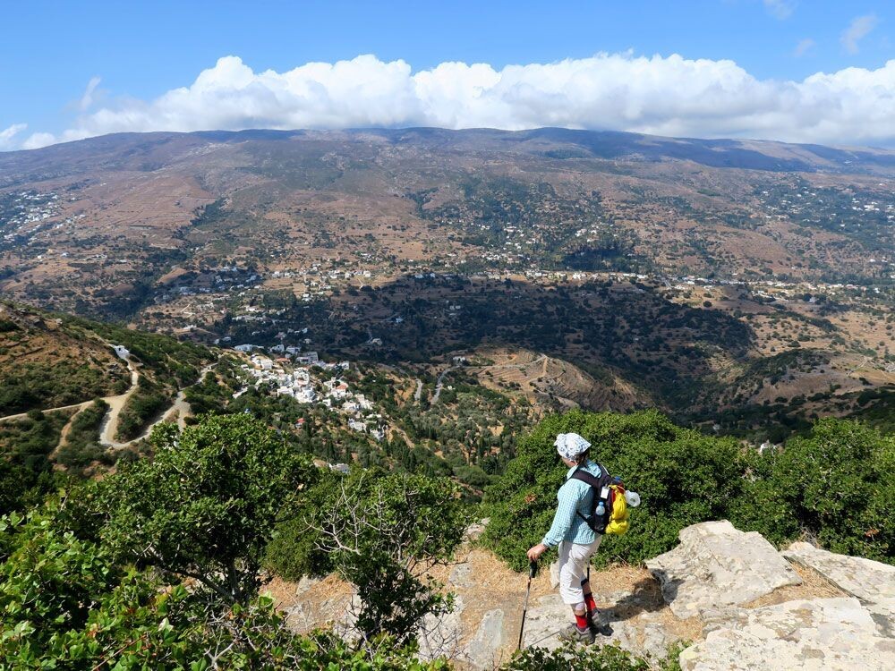 On the descent from Moni Panachradou