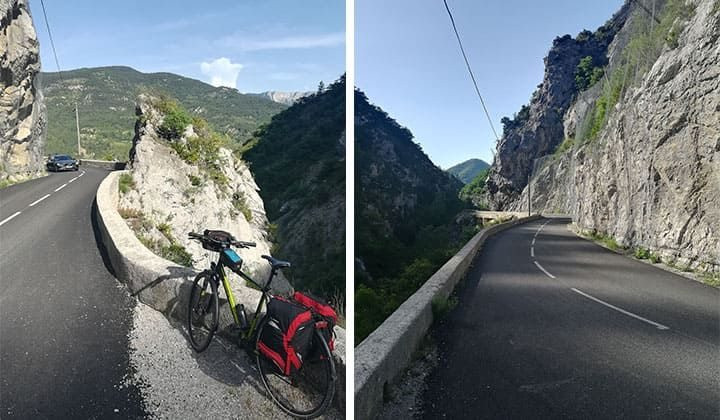 Descending through the gorges