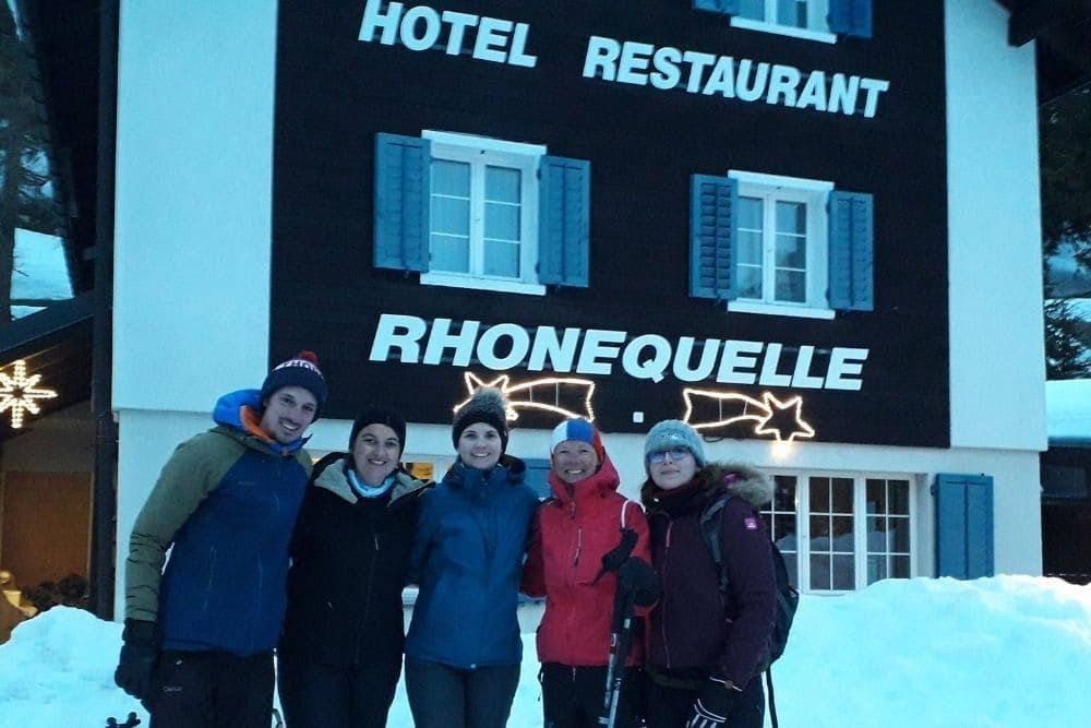 Outside the Rhone Quelle restaurant