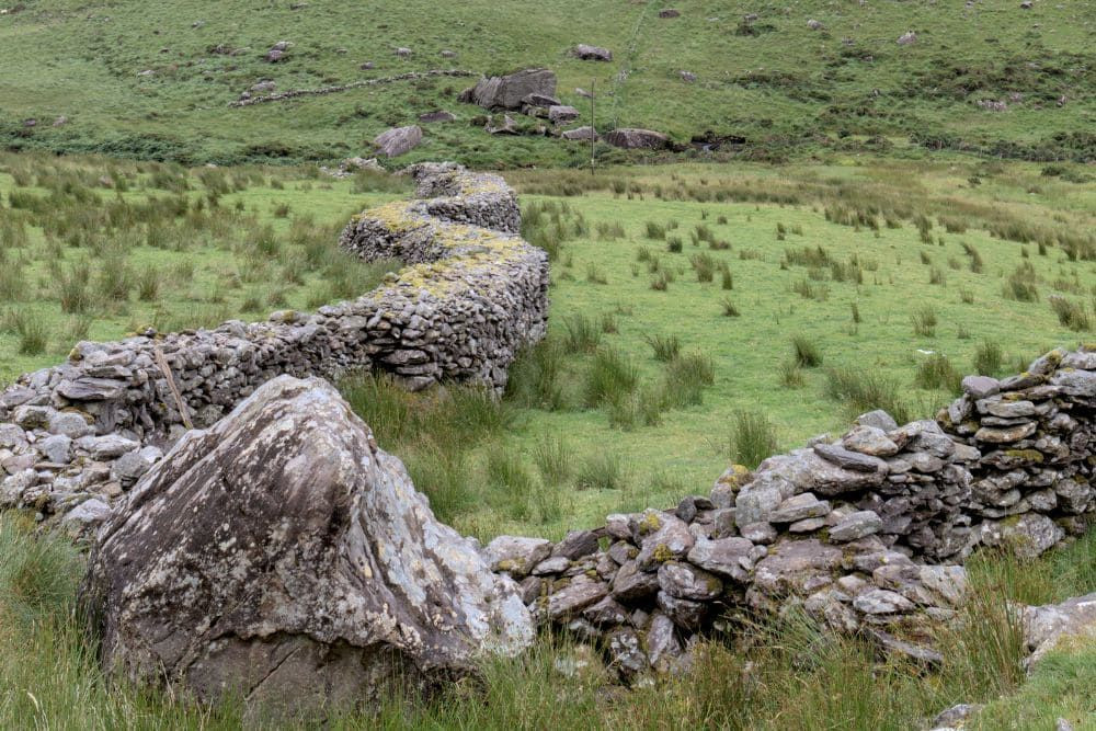 Stone wall in Ireland © Dominique Boyer