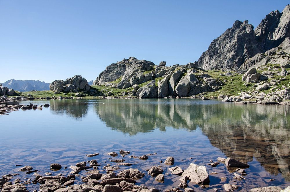 Between Amitges Refuge and Ratera d'Espot Pass
