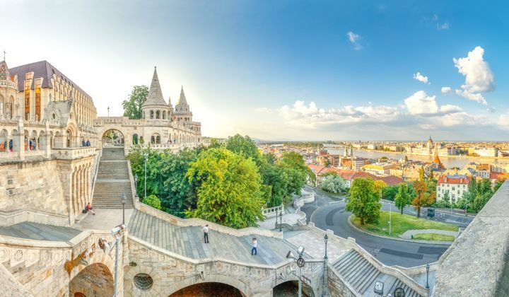 Fisherman's Bastion and Budapest View - Hungary