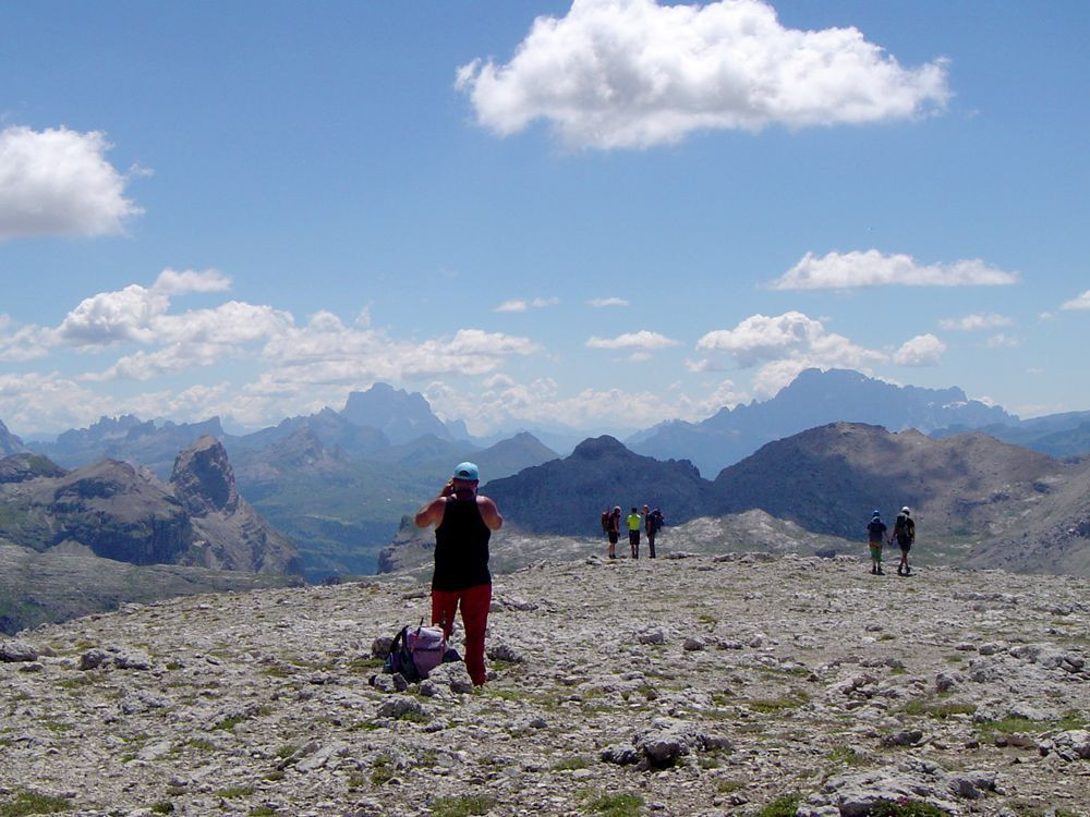 La Gardenaccia, sur le plateau de Puez