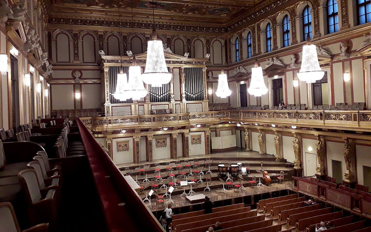 The "Goldener Saal" (Golden Hall) of the Musikverein, Vienna