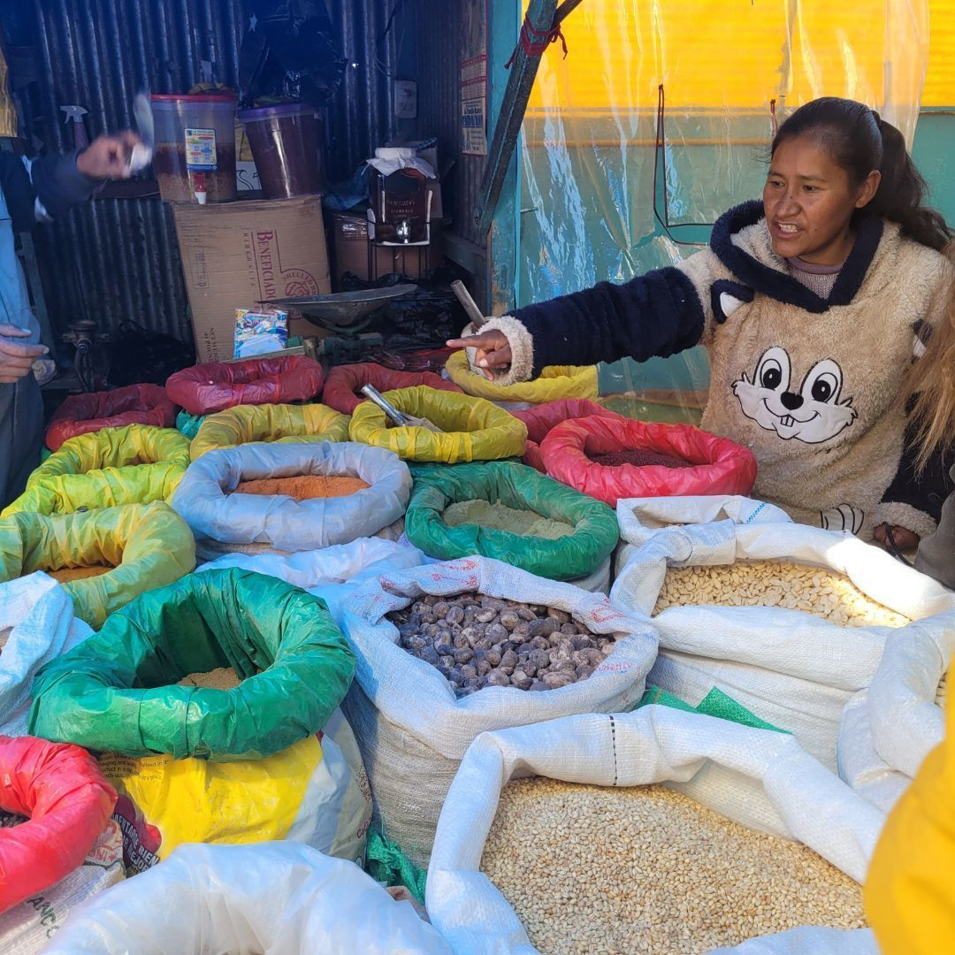 Bolivian food, varieties of grain, Bolivia © Guillaume Lorimier