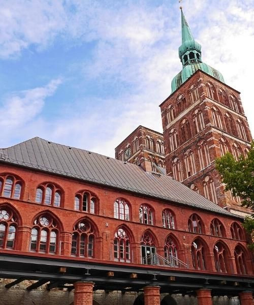 Hanseatic town hall of Stralsund - Baltic Sea - Germany