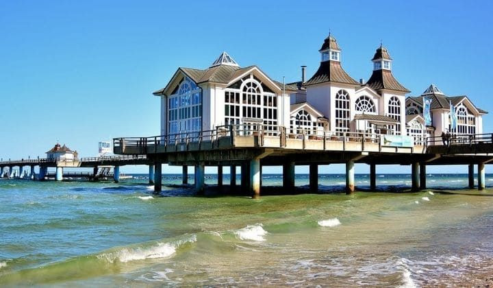 Sellin Pier on the Baltic Sea - Rügen Island - Germany