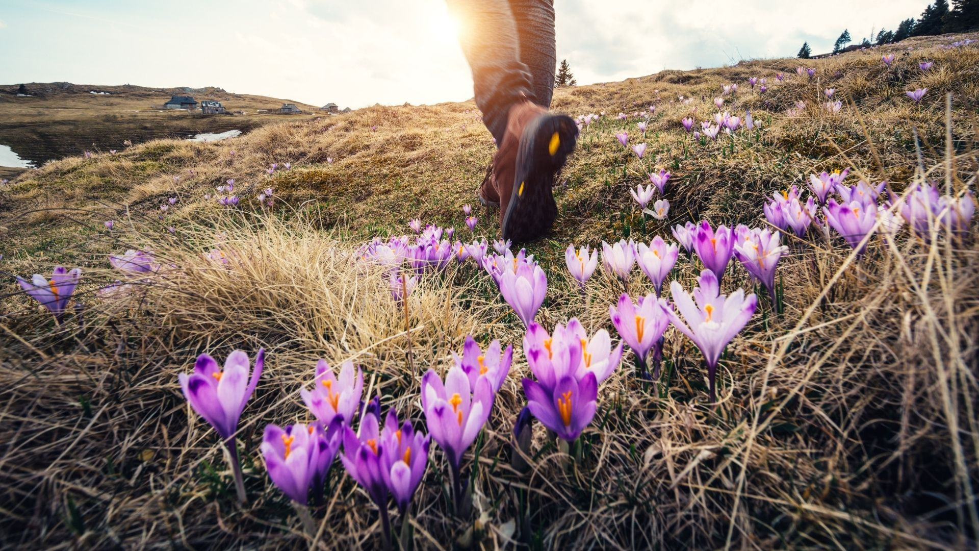 Hiking in April in Europe