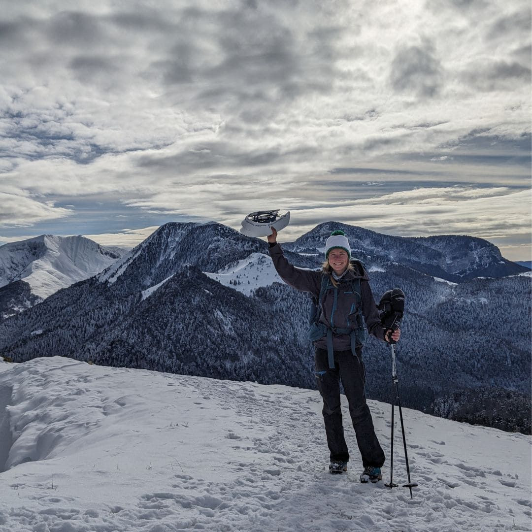 © Adrien Ozanon At the Platary summit with the Diois in the background © Adrien Ozanon