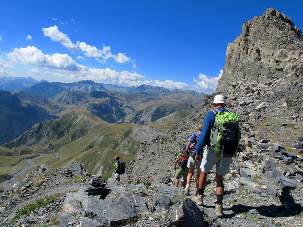 At Pas de la Cavale (2671m) © François Ribard