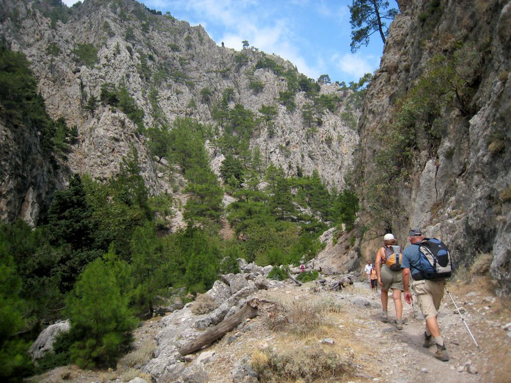 In the Agia Irini Gorges in Crete