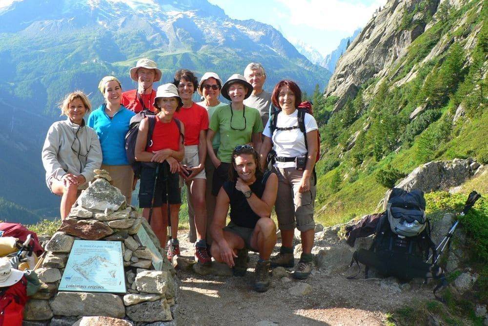 © Christian Martelet Hikers on the Tour du Mont Blanc