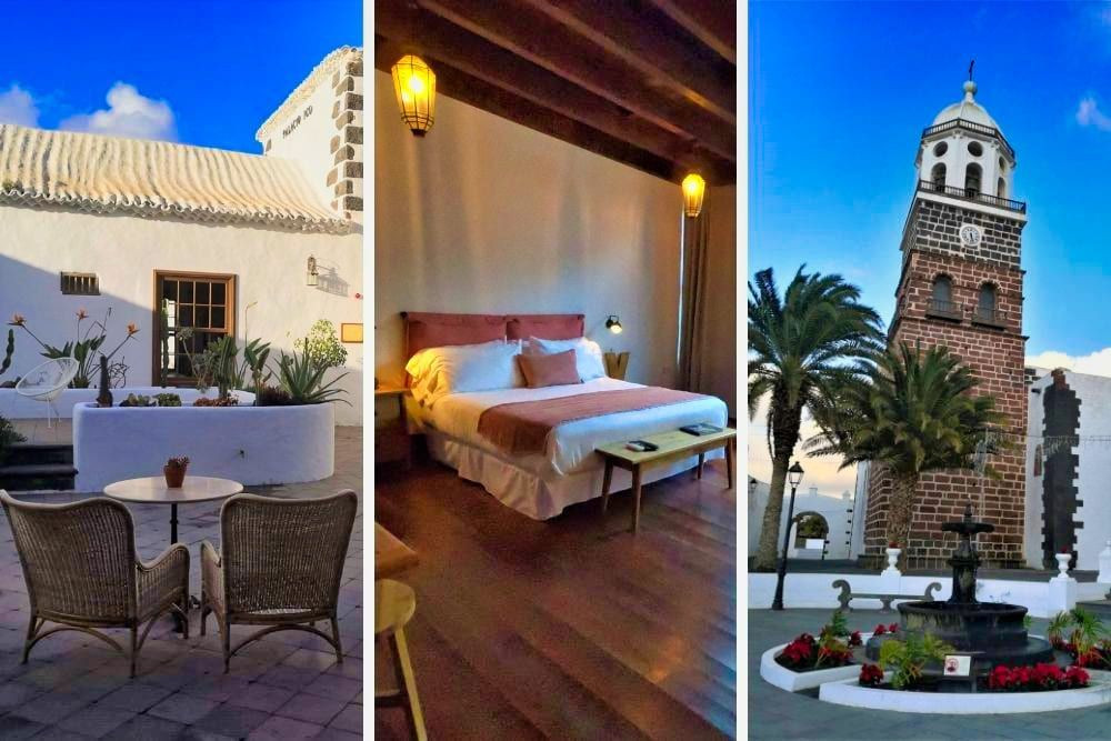 Hotel Casa Palacio Ico and the square in Teguise © Julie Marienval
