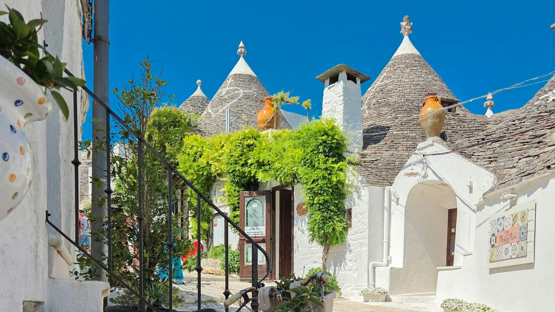 Trulli with conical roofs - Alberobello - Puglia - Italy