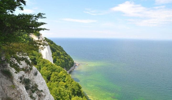 Chalk cliffs above the Baltic Sea - Rügen - Germany