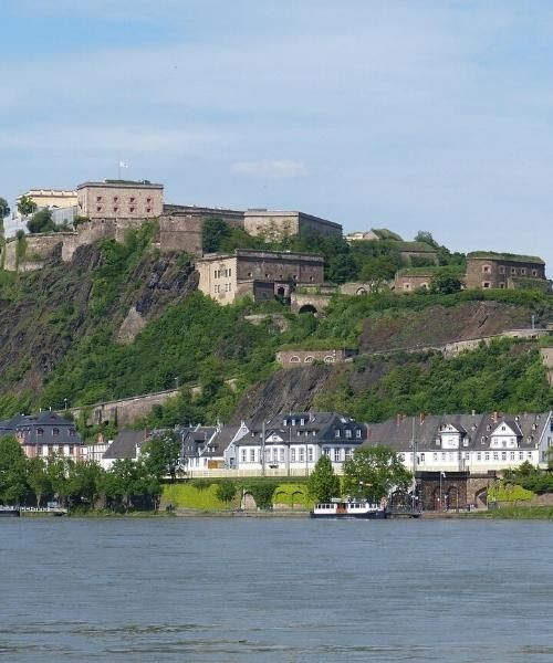 Koblenz at the Rhine and Moselle confluence - Germany
