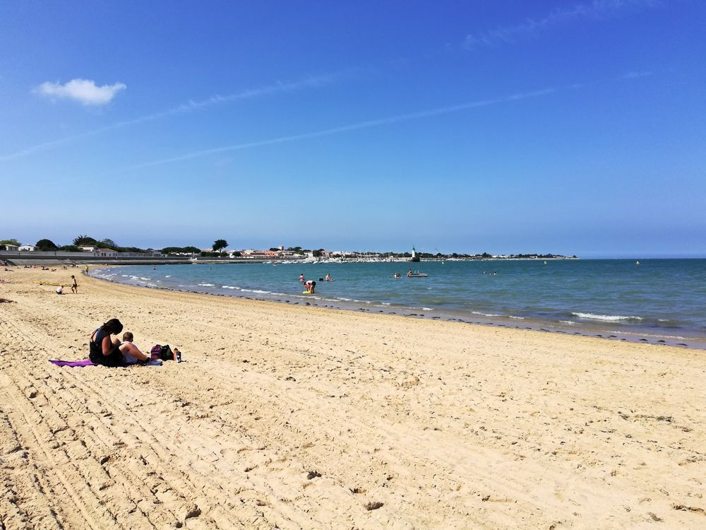 The beach at La Flotte