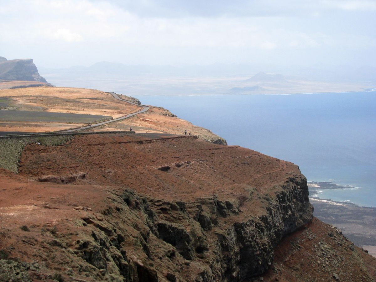 The view looking south