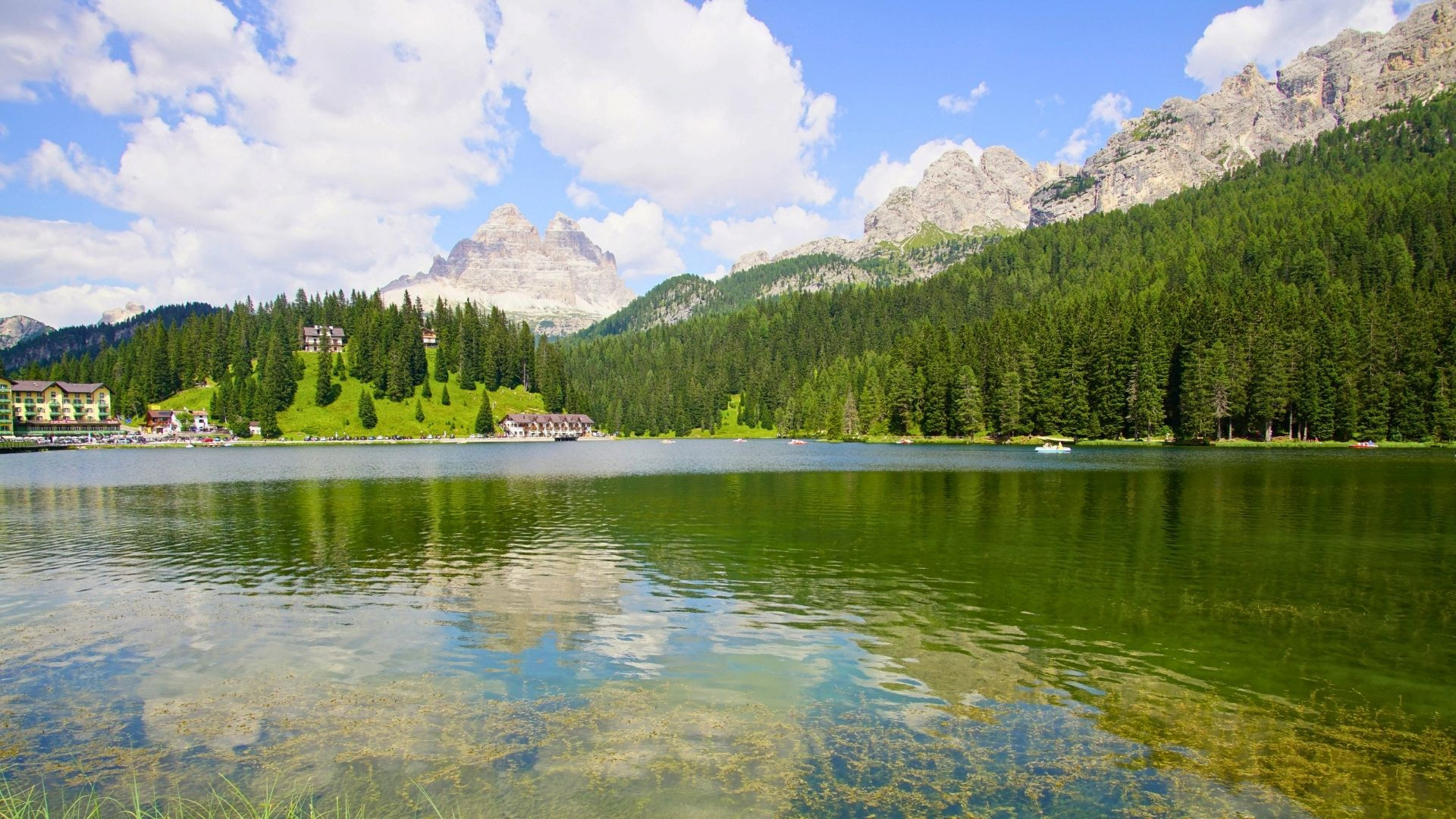Lake Misurina most beautiful landscapes of the Dolomites