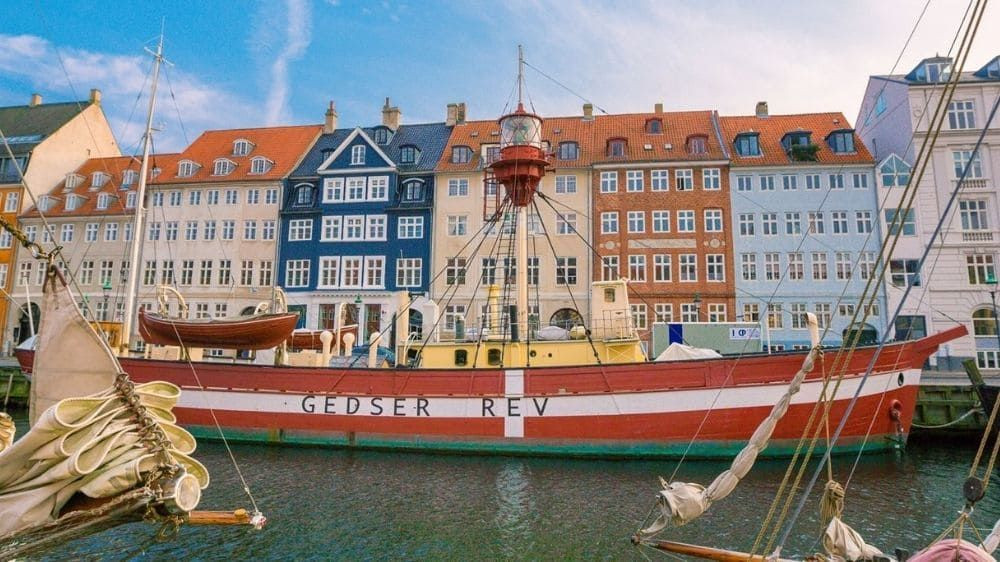 © Tony Webster Lightship on the Nyhavn canal - Copenhagen - Denmark
