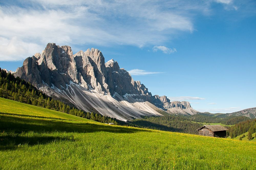 The Odle massif (Geisler in German)