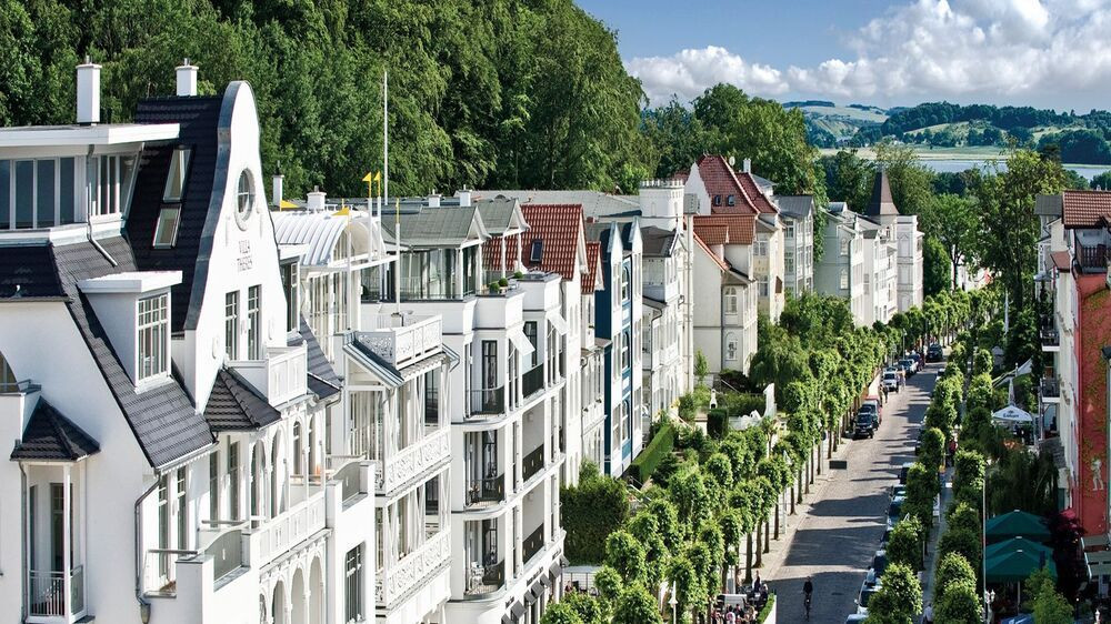 Main street of Sellin - Rügen island - Germany