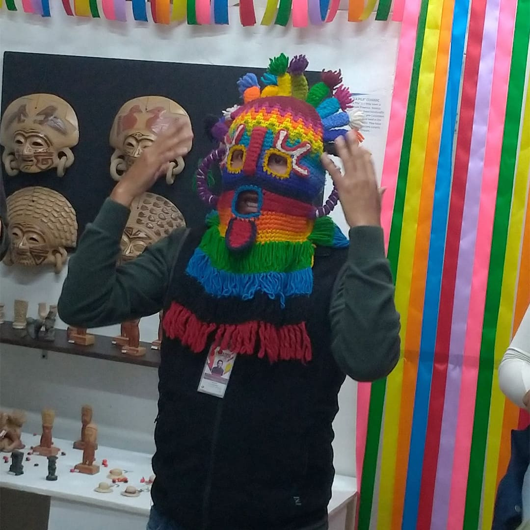 © Guillaume Lorimier Traditional Andean mask photographed in Ecuador © Guillaume Lorimier