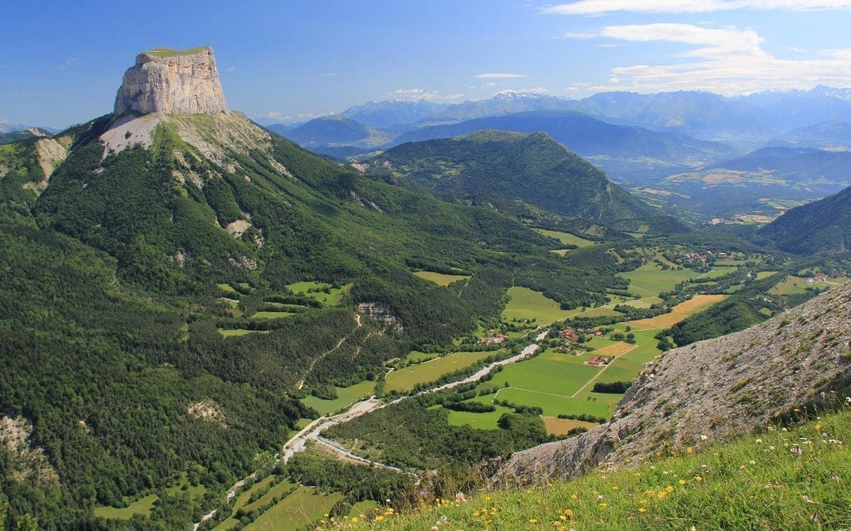 Mont Aiguille above the Trièves - Vercors, Isère