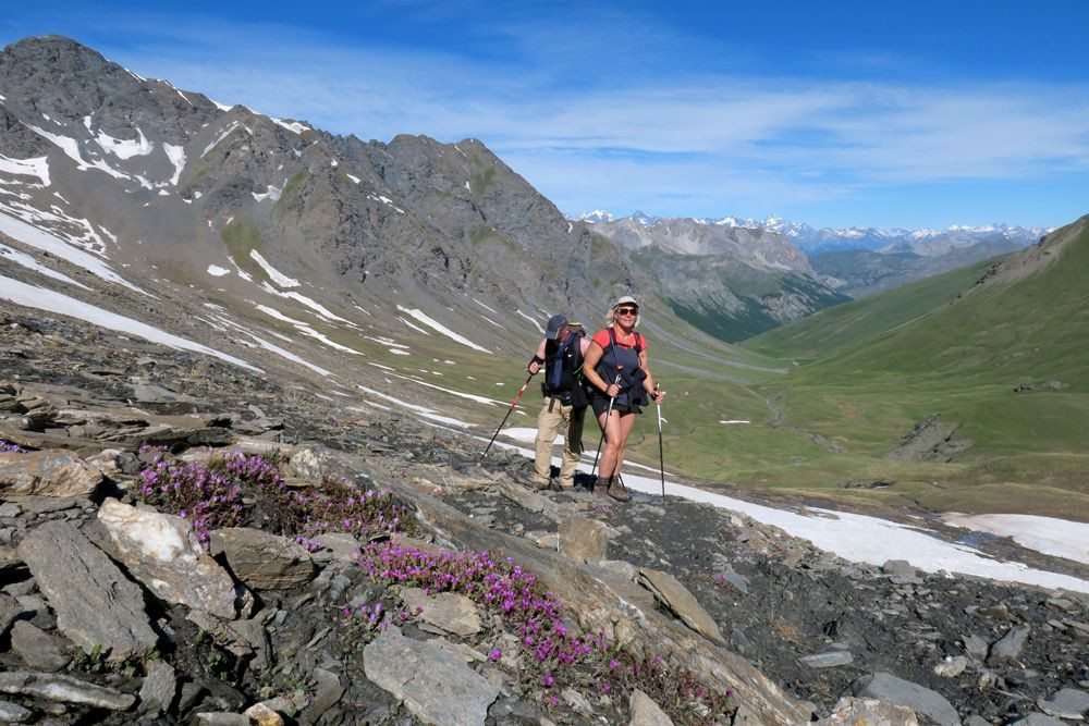 Ascent to the Malrif ridge © François Ribard