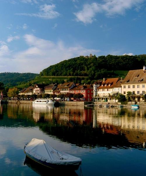 Old town and the Rhine at Stein am Rhein - Switzerland