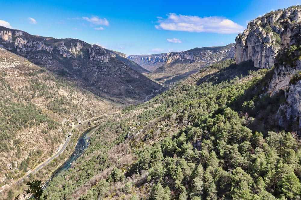 Panoramic view over the Tarn Gorges © Claire Durot